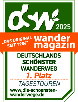 Siegel 1. Platz DSW 2025 Mehrtagestouren
